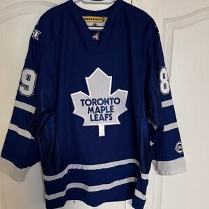 Koho vintage Alexandre Mogilny Toronto Maple Leafs Blue and White Hockey Jersey